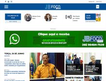 Tablet Screenshot of jbfoco.com.br